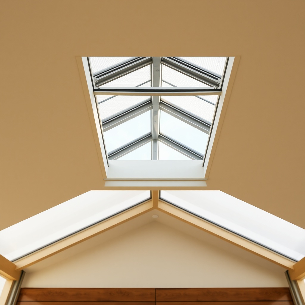 Wide interior view of the Palram Canopia Harmony 6x8 showing the opened roof vent from bel