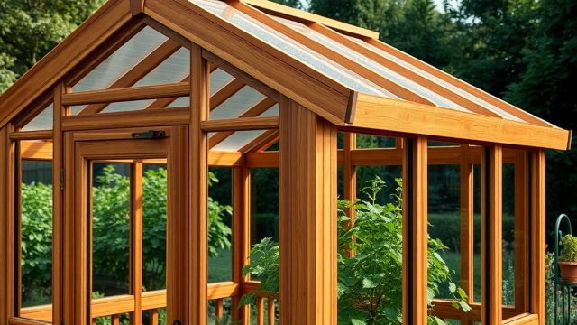 Riverstone 6×8 Wooden Greenhouse: Best Frame Stain and Sealant Options for Longevity