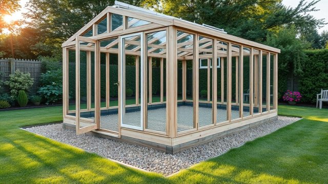 Riverstone 6×8 Wooden Greenhouse: Ground Preparation Tips for First-Time Builders