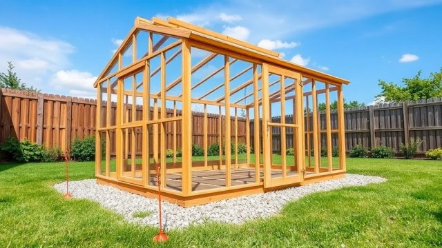 Riverstone 6×8 Wooden Greenhouse: Ground Preparation Tips for First-Time Builders