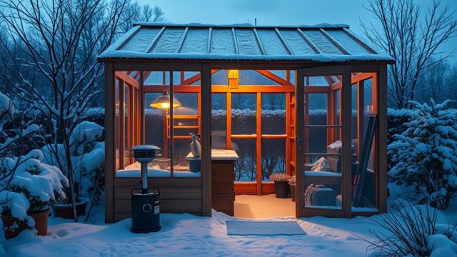 Riverstone 6×8 Wooden Greenhouse: Best Heating Solutions for Cold Climates