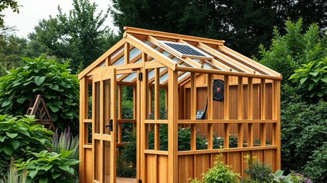 Riverstone 6×8 Wooden Greenhouse: Ventilation Strategies for Healthy Plants