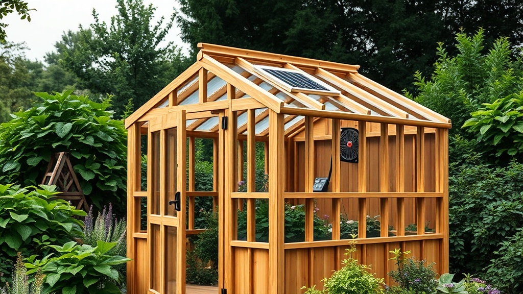 Riverstone 6×8 Wooden Greenhouse: Ventilation Strategies for Healthy Plants