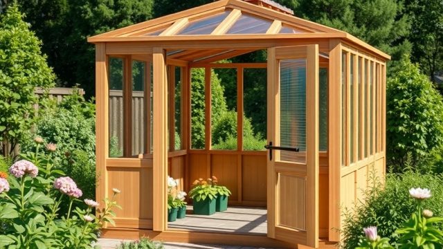 Riverstone 6×8 Wooden Greenhouse: Automatic Irrigation System Setup