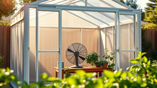 Suncast 8×6 Tremont: Optimizing Air Circulation with Fans