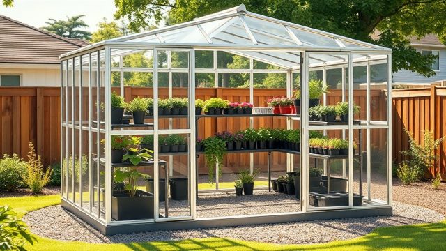 Suncast 8×6 Tremont: Space-Savvy Shelving and Benching Layouts for Small Greenhouses
