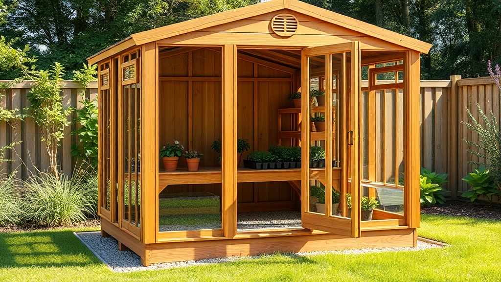 Riverstone 6×8 Wooden Greenhouse: DIY Custom Shelving Plans for Small Greenhouses