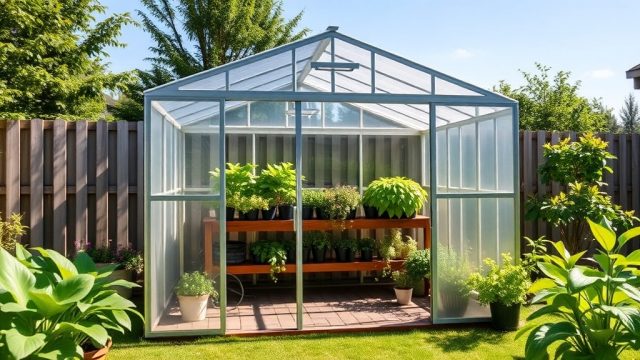 Suncast 8×6 Tremont: DIY Custom Shelving Plans for Small Greenhouses