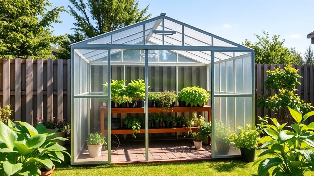Suncast 8×6 Tremont: DIY Custom Shelving Plans for Small Greenhouses