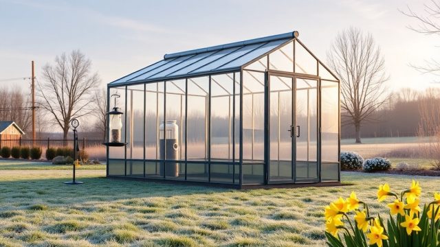 Suncast 8×6 Tremont: Heating Solutions for Early Spring Planting