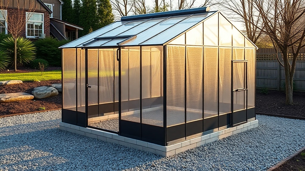 Suncast 8×6 Tremont: Installing Greenhouse Base Options for Stability